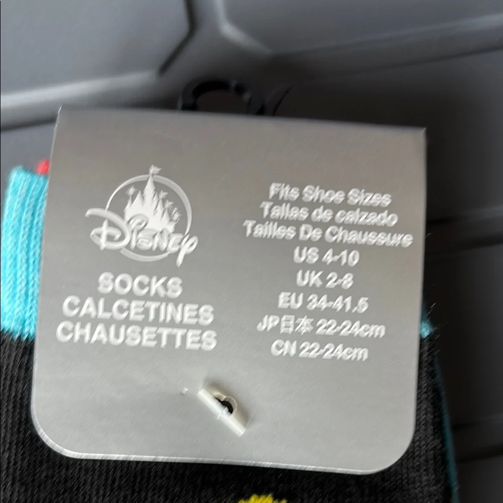 Disney Graphic Socks Micky Donut Pretzel Waffle NWT